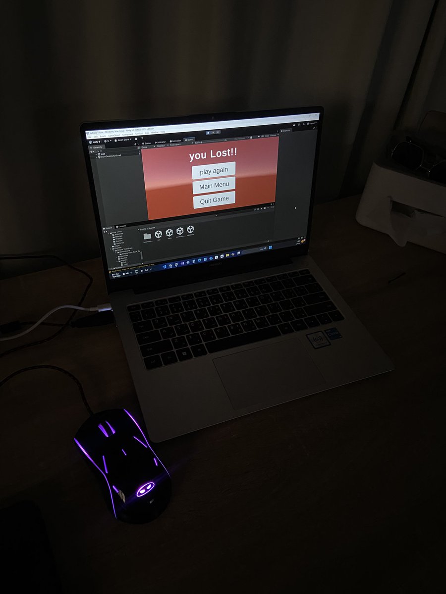 c_2erine's tweet image. مو أول محاولة… بس أول لعبة أقدر أقول عنها "لعبتي" 💛🎮
#kau #gamedev #Unity