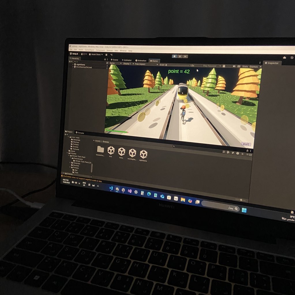 c_2erine's tweet image. مو أول محاولة… بس أول لعبة أقدر أقول عنها "لعبتي" 💛🎮
#kau #gamedev #Unity