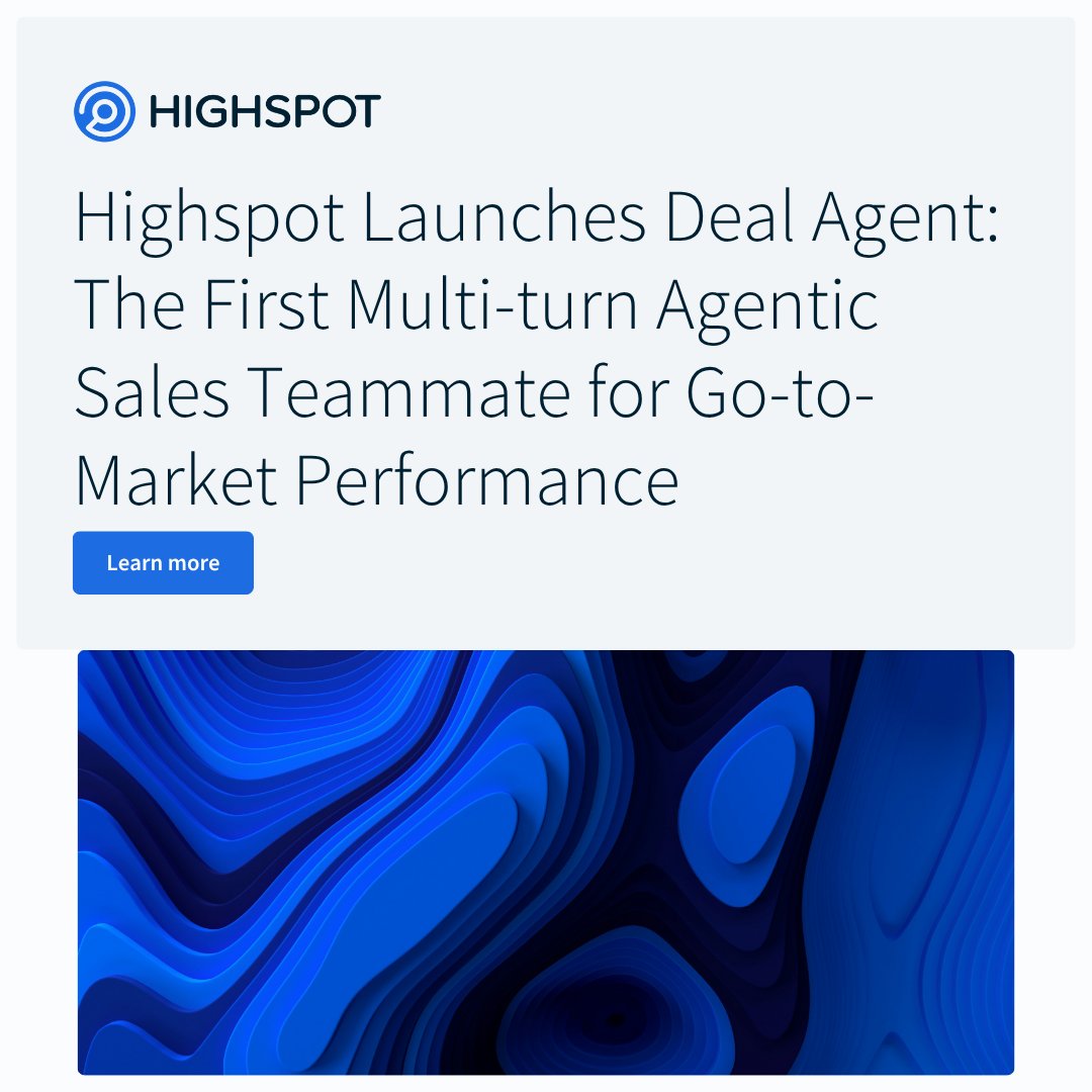 Highspot tweet media