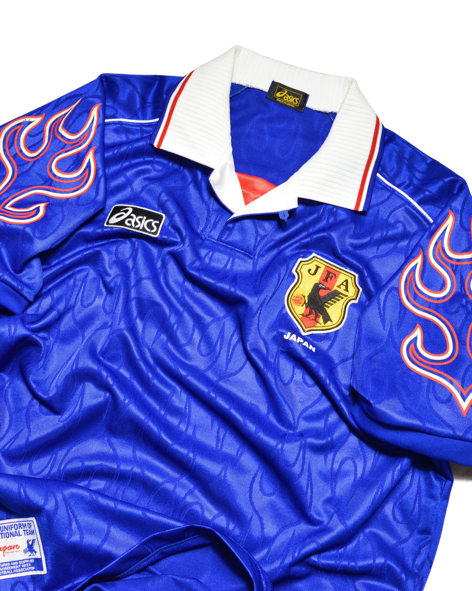 asics 日本代表 1998年ユニフォーム Japan National Team Jersey XL Size 1998 World Cup Asics Free
