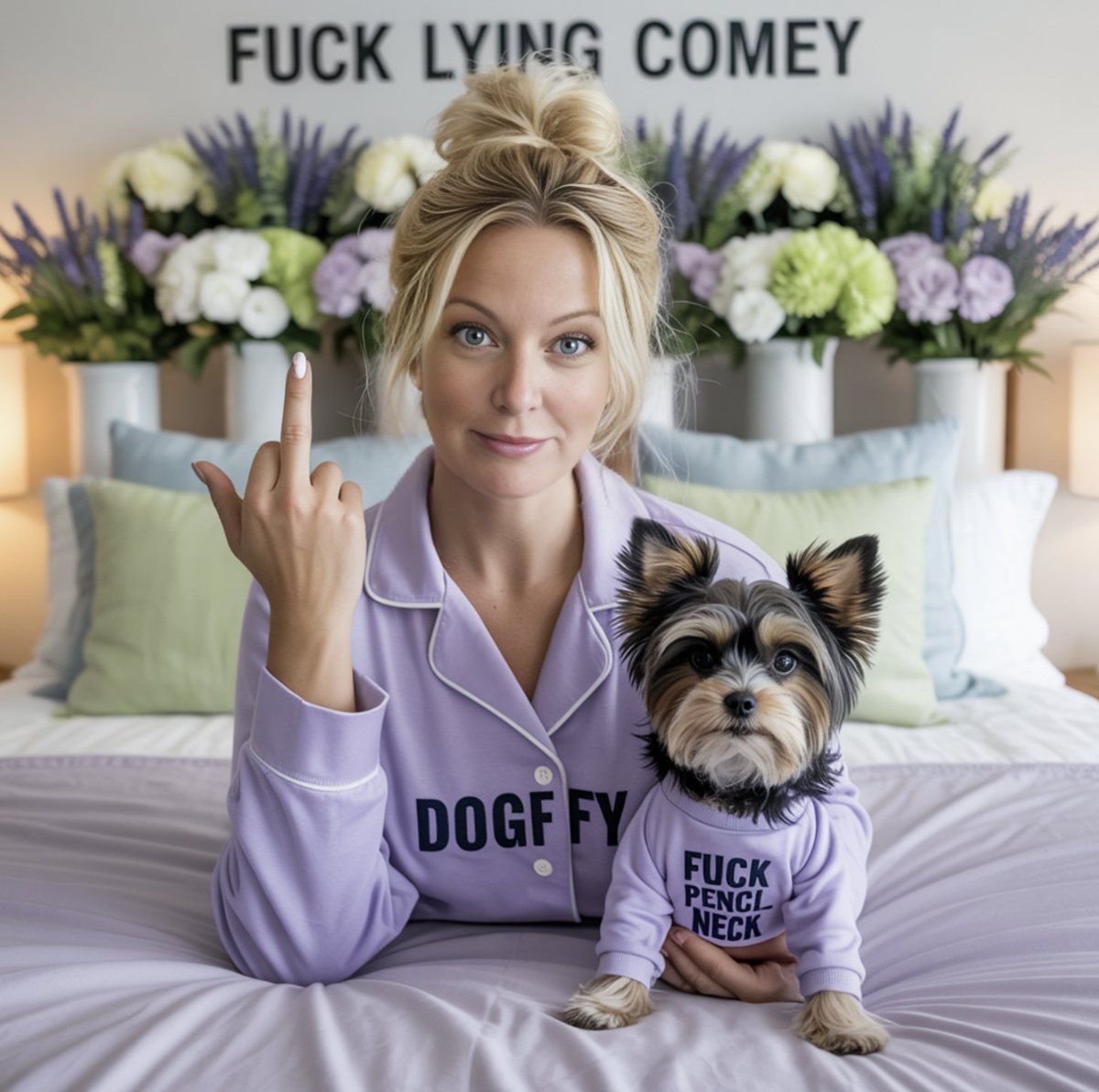 Fuck The Lying Traitor Comey today...
This cannot be swept under the Fucking Rug...
And Fuck Sanctimonious Pencil Neck Schiffty too...
Then there's Chinese Spy Fucker...Slobber Puss...
Isn't he disgusting...talking about him being surveilled...
Maybe...cause you were F'ing a