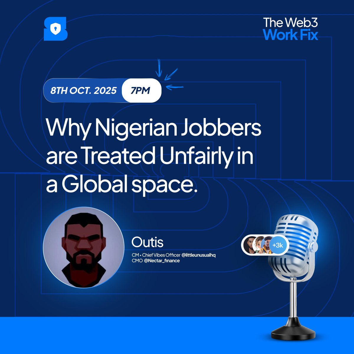 usestaipy's tweet image. Less than 3 hours to go 

We’re talking about what it really means to build from Nigeria. The struggles, the wins, and why it’s time to change the narrative.

Speaker: @angry__pacifist 
Time: 7PM WAT | Date: Wednesday, October 8 (Today)

Pull up.