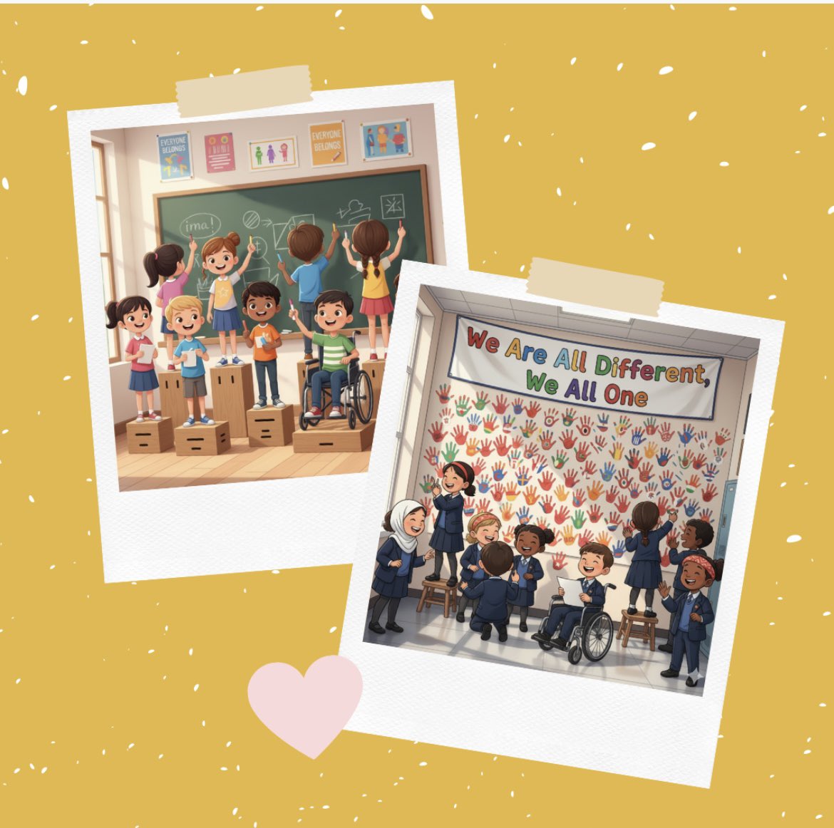 At our school, we’re proud to champion Equality, Diversity &amp; Inclusion — values that shape every classroom, corridor, and conversation. We hold to our commitment to a community where everyone belongs and every voice matters. 💙