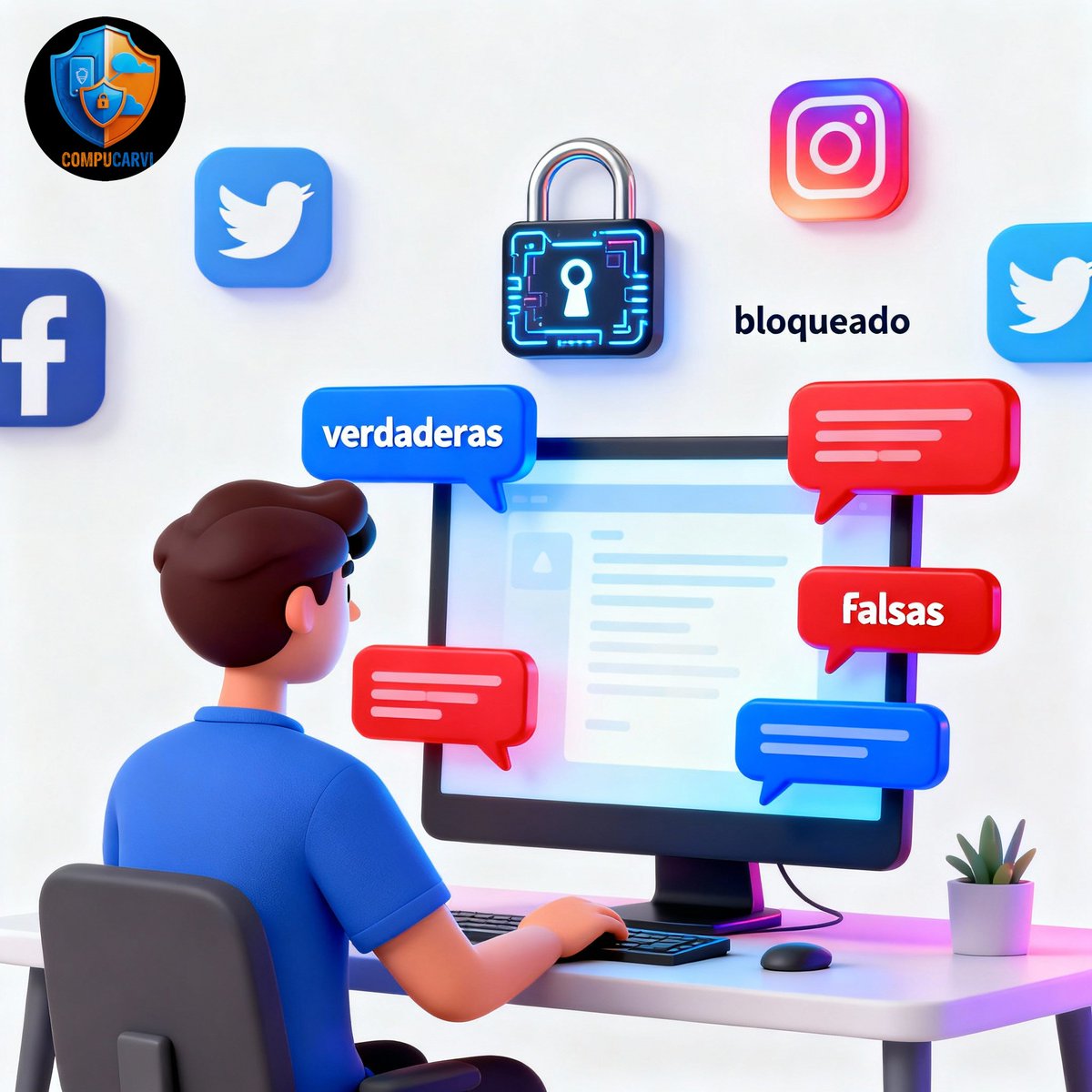 Compucarvi's tweet image. 🚨 ¿Sabes reconocer una noticia falsa? Te doy 10 claves que uso para detectar desinformación en segundos.
Aprende a verificar fuentes, imágenes y no caer en trampas virales.
👉 Guía práctica: bit.ly/4nHIpf5
#PensamientoCrítico #FakeNews