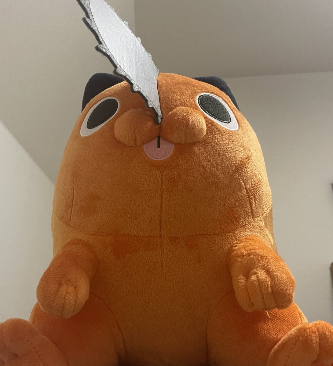 3Rou5's tweet photo. ポチタをデンジ目線から見ると猫耳っぽく見えるの可愛い https://t.co/rQc8B4eSI7