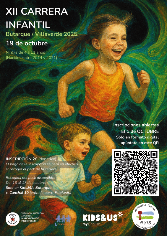 Desde aquí, os animamos a participar en la XII Carrera Popular de Butarque – Villaverde (Infantil) que tendrá lugar el próximo 19 de octubre.
butarque.es/el-1-de-octubr…