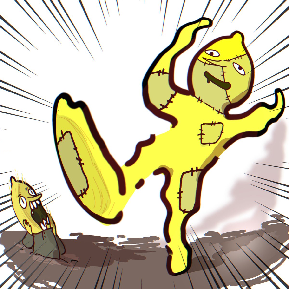 bin1753_2y's tweet image. 개구리한테 천원주고 받은 그림 자이언트-레몬!!