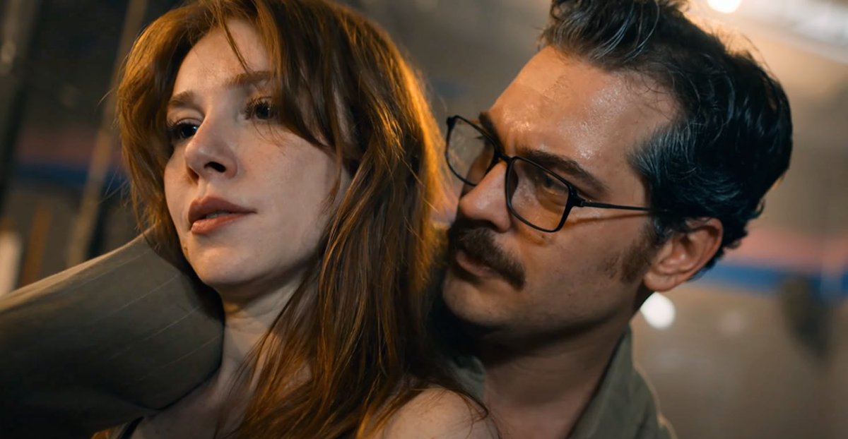 #Uykucu filminden #ElçinSangu ve Çağatay Ulusoy.