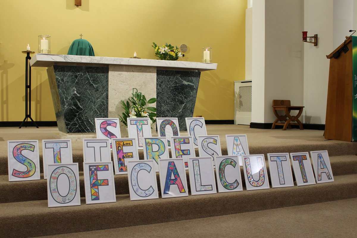 STOC_CAT's tweet image. A key part of our Trust Start of Year Mass today was each school presenting a letter as an outward sign of our shared mission-to Make Christ Known and Make Lives Better.  If you spell &apos;STOC St Teresa of Calcutta&apos; there was 22 letters and there are currently 22 schools in our…