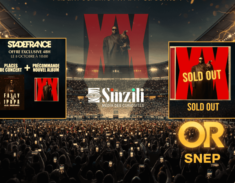 Sinzili1's tweet photo. Alerte Génie Marketing : @fallyipupa01, le premier artiste à certifier son album "Or" @snep grâce à un Stade de France sold Out
https://t.co/ouvYY24ZUD @GDP @minculturap_rdc @leparisien_93 @LeParisien_75 @SkyrockFM @WarriorFally https://t.co/VFtlEcPZgm