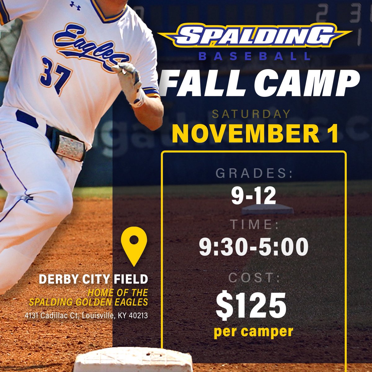 Camp is coming up. Come spend a day with us and see how we run our player development program. Spaldingbaseballcamps.com