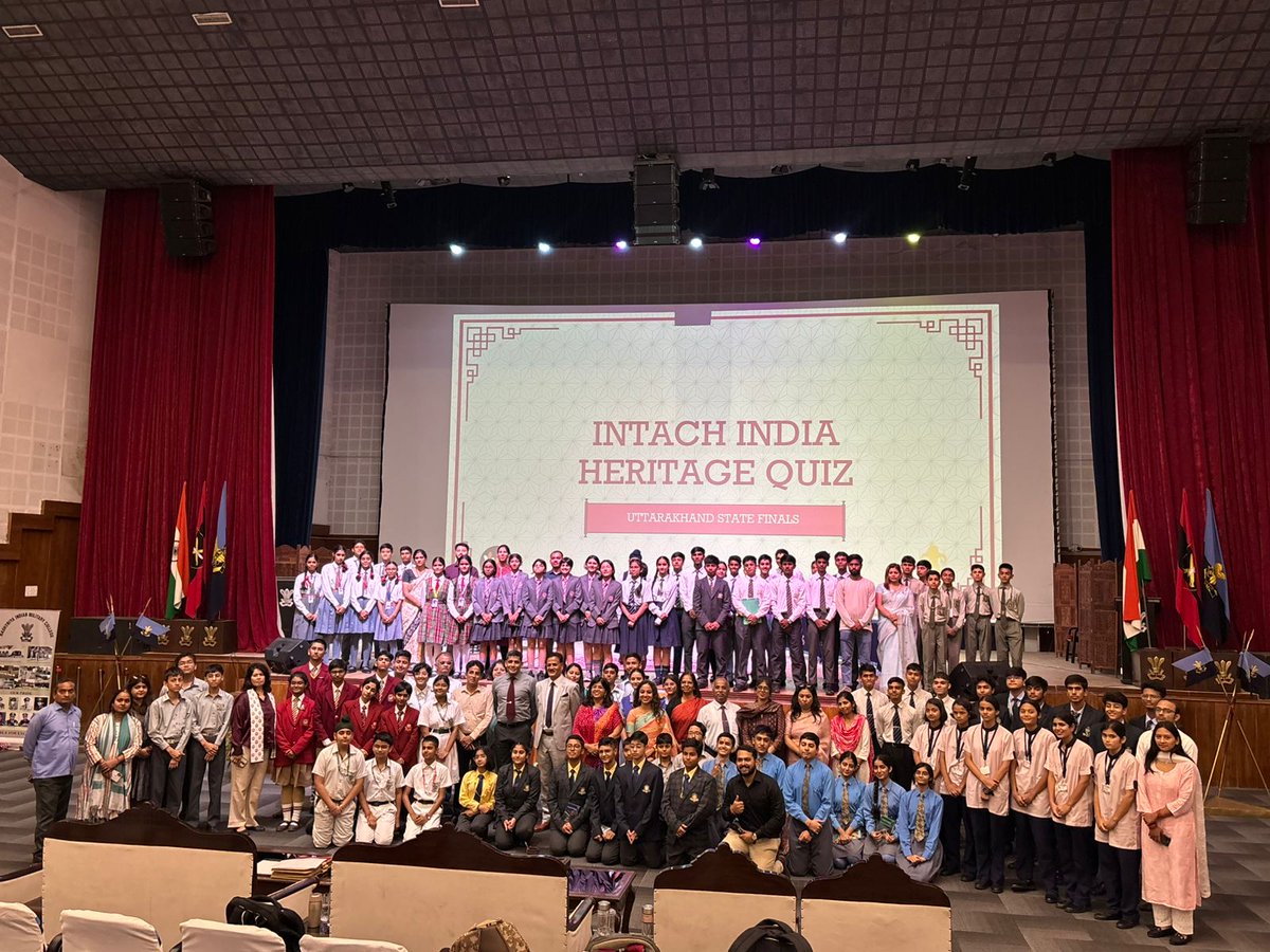 Ayushi and Charvi made OGS proud today by qualifying for National round of INTACH heritage quiz by topping Uttarakhand chapter of the quiz held at RIMC today.