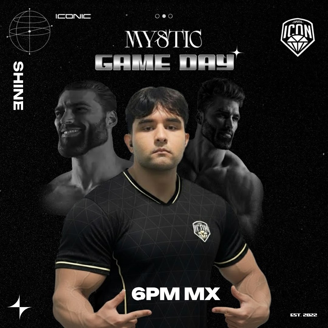 IconEsportsMX's tweet photo. Hoy inicia nuestro camino en la @MysticLatam. 💎 
(Ahora si)

🆚@_NCGEsports
🕕 6:00 PM MX 
📺https://t.co/hrmPWDC8GC

@Friple_lol Pasa rutina 🔥
 #WESHINE https://t.co/eybX8g2av1