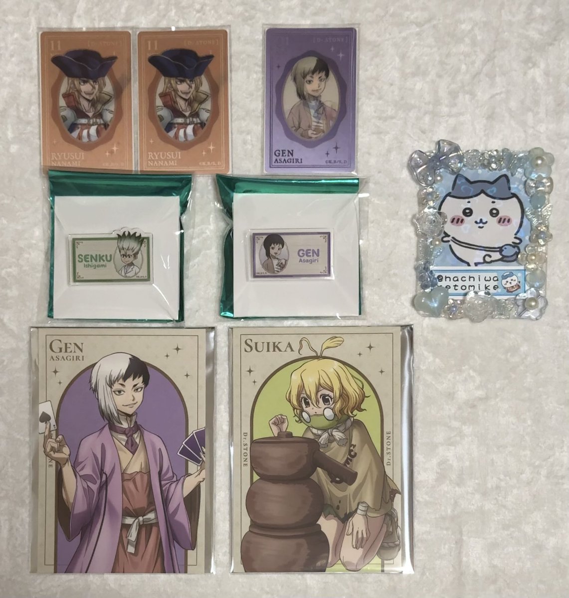 Dr.STONE ロフト POPUPshop スタンリー 缶バッジ 幼少期 スタンリー② 幼少期 アクリルネームバッジ ロフト Dr.STONE