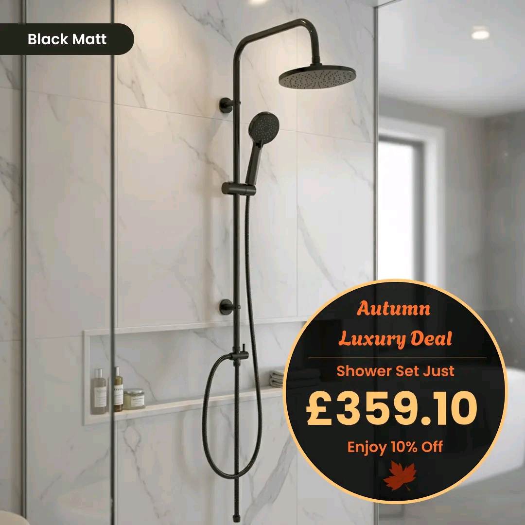 PureLavishuk's tweet image. Transform your bathroom with the Voss 2 Outlets Thermostatic Shower Mixer! 🍁 Available in #BrushedGold, #MatteBlack &amp;amp; #BrushedNickel. Enjoy 10% OFF this Autumn luxury meets performance!

purelavish.co.uk/product/voss-2…

#PureLavish #BathroomDesign #ShowerGoals #AutumnSale #HomeUpgrade