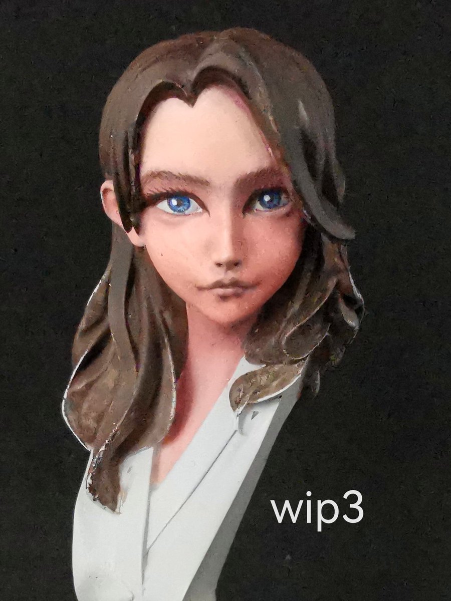 #左手工房　
華山 梅子
wip3
瞳、眉、アイライン調整