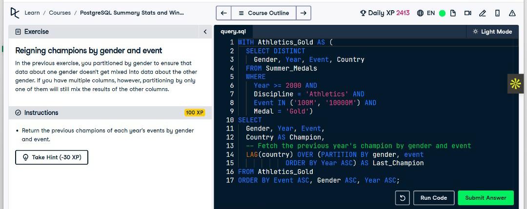 kafilat_yekeen's tweet image. Day 65 of #100DaysOfSQL 
Focus: Introduction to Window Functions in PostgreSQL

Numbering rows with ROW_NUMBER()

Using ORDER BY inside OVER() to define ranking order

PARTITION BY to group calculations logically

LAG() to compare current rows with previous ones

 #100DaysOfCode