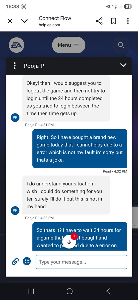 DaimZero's tweet photo. Anyone had this issue with #FC26 bought the game today did the objectives to unlock the market and I have 24 hour ban even tho ive not bought anything yet and all I get from @EAHelp is tough wait 24 hours. https://t.co/C39vvqlh4f