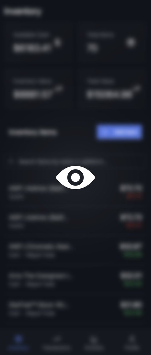 Reevucsgo's tweet image. I&apos;ve started to develop an app that  lets you track your transactions when buying and selling skins.
Real-time pricing, different price sourcing (UU, csfloat, etc), net worth tracker (inventory value + available cash) and more to come..
Currently working on both mobile and…