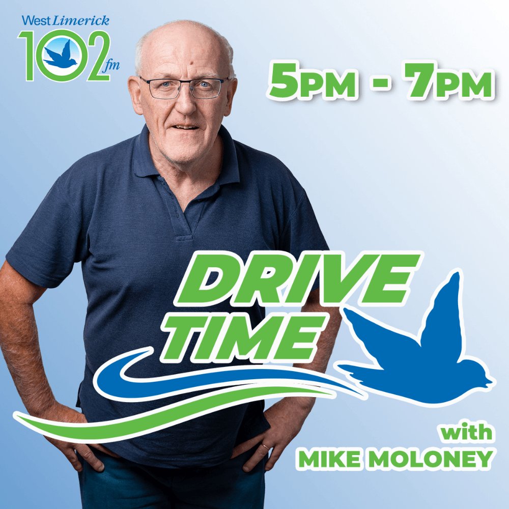 🚗🎶 Hit the road with 𝗠𝗶𝗸𝗲 𝗠𝗼𝗹𝗼𝗻𝗲𝘆 on the 𝗗𝗿𝗶𝘃𝗲 𝗧𝗶𝗺𝗲 𝗦𝗵𝗼𝘄 – today at 𝟱𝗽𝗺 on 𝗪𝗲𝘀𝘁 𝗟𝗶𝗺𝗲𝗿𝗶𝗰𝗸 𝟭𝟬𝟮𝗙𝗠! Music, chat &amp; updates to keep your evening moving.
📻 Listen live 👉 westlimerick102fm.ie
#WestLimerick102FM #DriveTimeShow #Radio