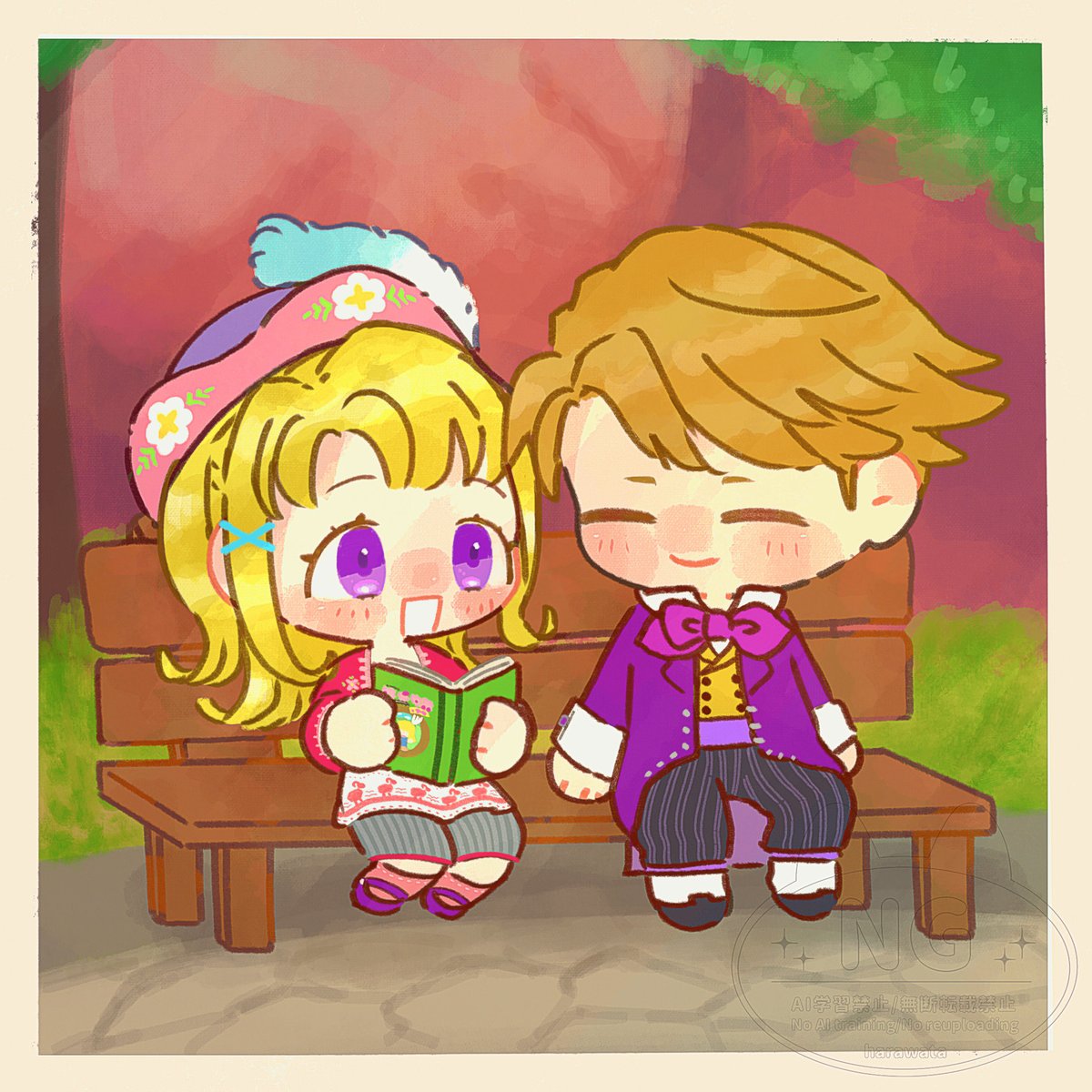 guma2ma's tweet photo. ユリハルちゃん📗💜 https://t.co/X3DfU2HdwV