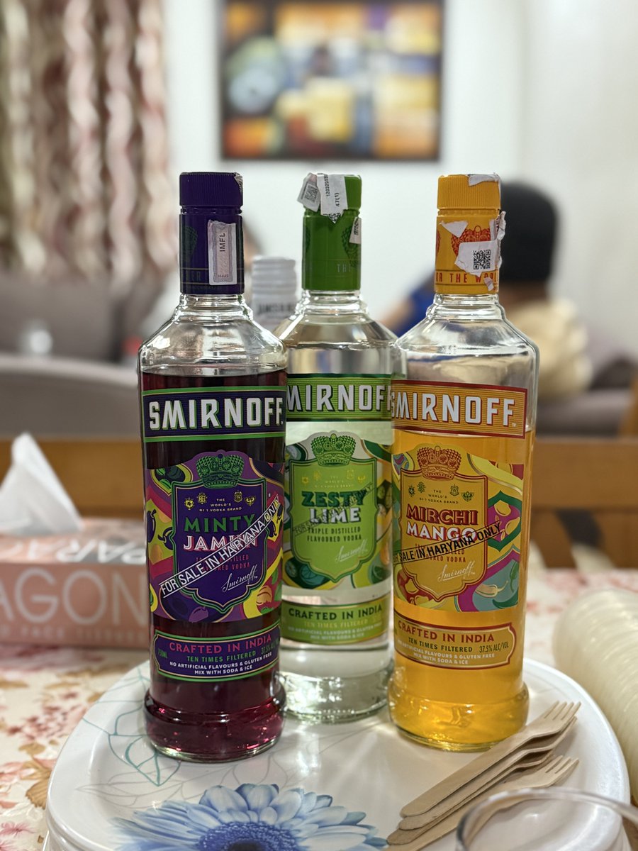 Jamun , lime or mango?

What’s your pick from these Smirnoff flavours?

#Smirnoff