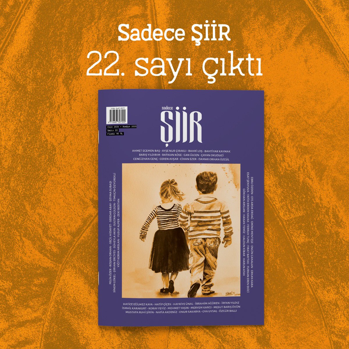 sadece ŞİİR’in yeni sayısı çıktı! Dergiyi yaygın dergi satışı yapan kitapçılardan, Migros, D&amp;R ve CarrefourSA’dan edinebilirsiniz.