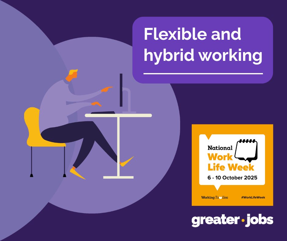 greater_jobs's tweet image. As it&apos;s #NationalWorkLifeWeek, let&apos;s highlight some of the meaningful benefits that #GreaterManchester local authorities are proud to offer their employees.

This includes flexible &amp;amp; hybrid working options to promote a well-rounded work-life balance.

Read more👇 

#WorkLifeWeek