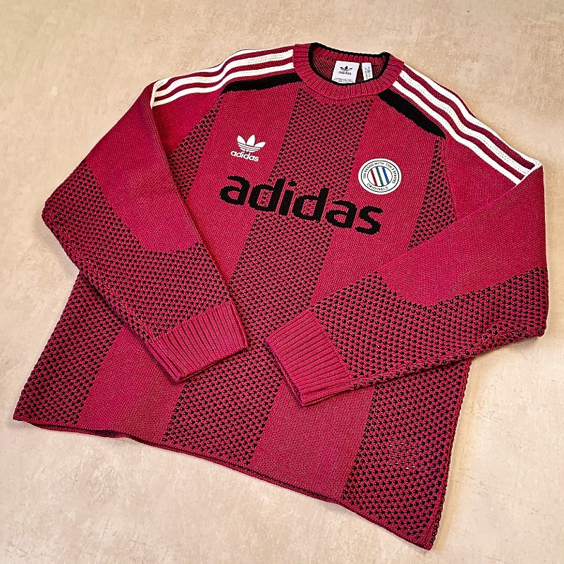 thesolesupplier's tweet photo. TRENDING: The adidas Knitwear Collection hits different this season ⚡