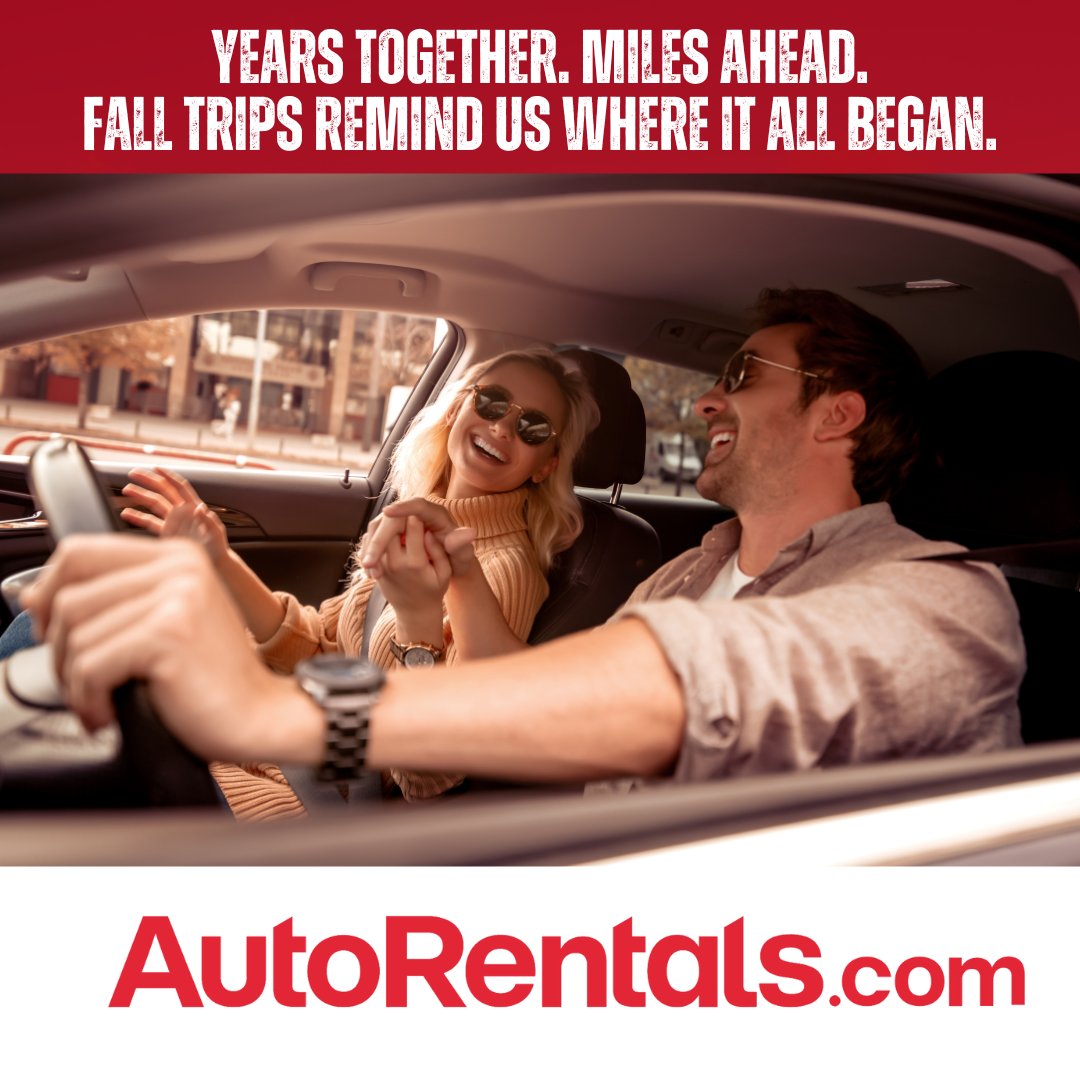 AutoRentalsCom's tweet image. The music. The laughter. The &apos;remember when&apos; moments. 

Fall drives hit different when you&apos;re with your favorite co-pilot.

Visit AutoRentals now to compare car rental prices and start your next chapter together.

bit.ly/3wD5xG9

#AutoRentals #FallDrive