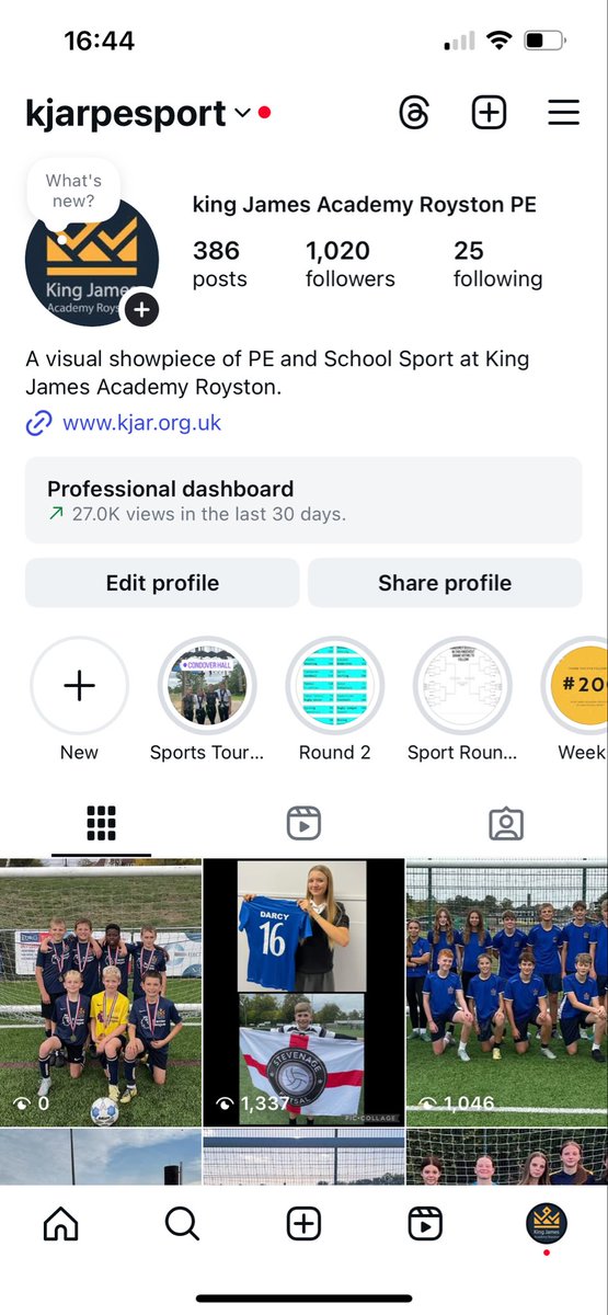 King James Academy Royston PE and School Sport tweet media