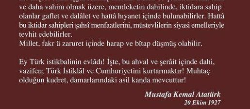 Tam olarak bu noktadayız