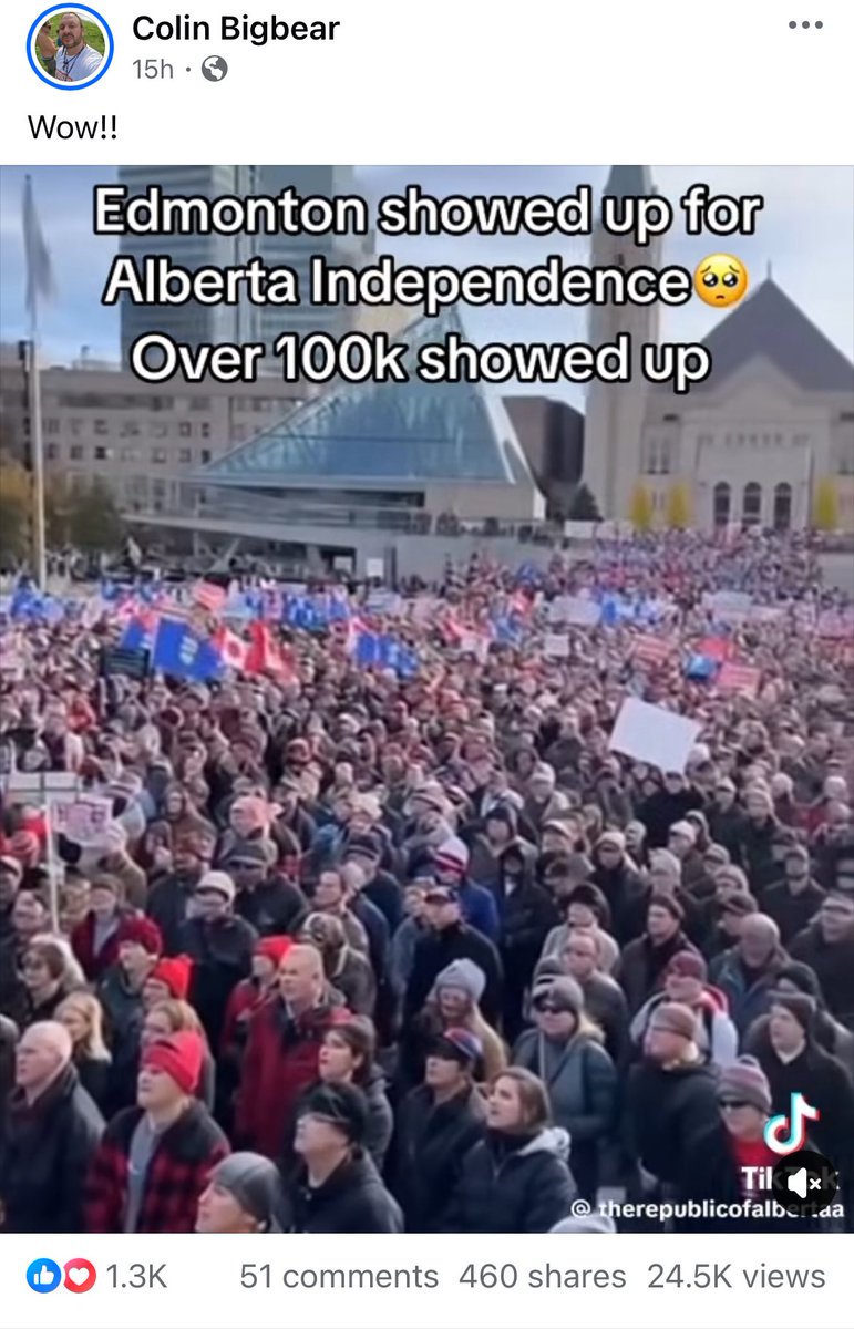 sisuvanhell's tweet photo. Convoy "influencer" Colin BigBear Ross, who's currently on the avian flu exposed ostrich farm, shared the fake vid to his 31K followers as if it's real. His post has 25k views already and 450'shares. #ai #convoywatch https://t.co/mE0uaI4HQW