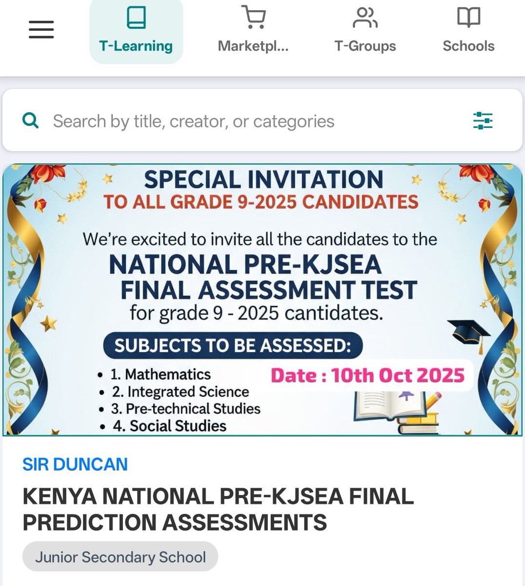 Tbooke_'s tweet photo. 📚 All Learners &amp; Teachers!
Get FREE access to thousands of revision materials and interactive study tools on Tbooke
Whether you’re preparing for KCSE, KJSEA, or KPSEA, We got you!
📲 Download Tbooke on Google Playstore today 

#CustomerServiceWeek #KCSE2025 #KJSEA2025 #KPSEA2025 https://t.co/rM9vsRtSQS