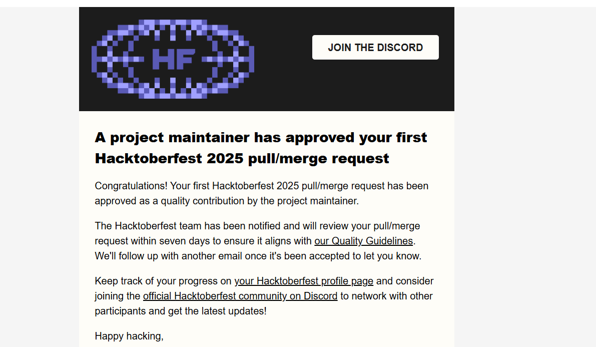 Tejas_0099's tweet image. Just had my first PR merged 🎉
Excited to begin my open-source journey and contribute more ahead!
#OpenSource