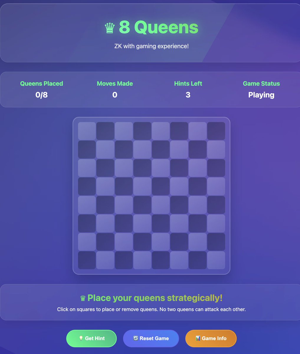 Yulisoka1's tweet photo. The Soundness Layer Testnet turns every game into a proof.
Each win becomes a zero-knowledge proof — generated locally, stored on Walrus, and coordinated through Sui.
Web3 just got more playful. 🕹️
learn this: https://t.co/Bc9n5U0KT2

#ZeroKnowledge #SoundnessLayer #SuiBlockchain https://t.co/J5aAkVVdu7