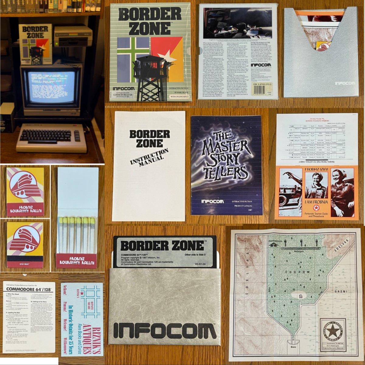 Border Zone was released 38 years ago today on Oct 8, 1987. Written by Marc Blank. It was Infocom's 30th game. Set during the Cold War on the border in the 1980s. The game has three chapters. In each chapter, you play a different character. #Commodore #C64 #Commodore64 #Infocom