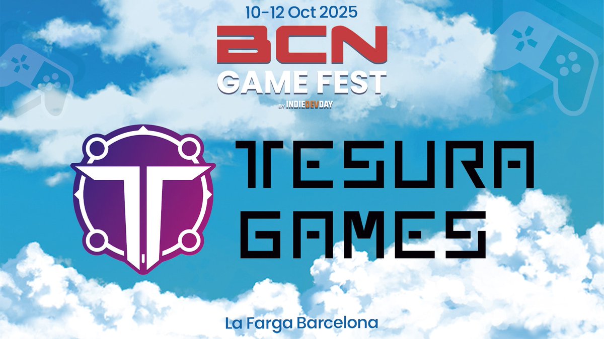 Tesura Games #Connect 👾 (@tesuragames) on Twitter photo 👾 NOTICIÓN 👾
Es todo un honor para el equipo de Tesura Games confirmar que asistiremos al <a href="/bcngamefest/">BCN Game Fest</a> los días 10-12 de octubre apoyando la #IndustriaIndie y el #FormatoFísico.
¡Tendremos Sesión de Firmas con <a href="/TheGameKitchen/">The Game Kitchen</a>, vistazos en exclusiva y más!
¡Nos vemos! 🎮😁💜 👾 NOTICIÓN 👾
Es todo un honor para el equipo de Tesura Games confirmar que asistiremos al <a href="/bcngamefest/">BCN Game Fest</a> los días 10-12 de octubre apoyando la #IndustriaIndie y el #FormatoFísico.
¡Tendremos Sesión de Firmas con <a href="/TheGameKitchen/">The Game Kitchen</a>, vistazos en exclusiva y más!
¡Nos vemos! 🎮😁💜
