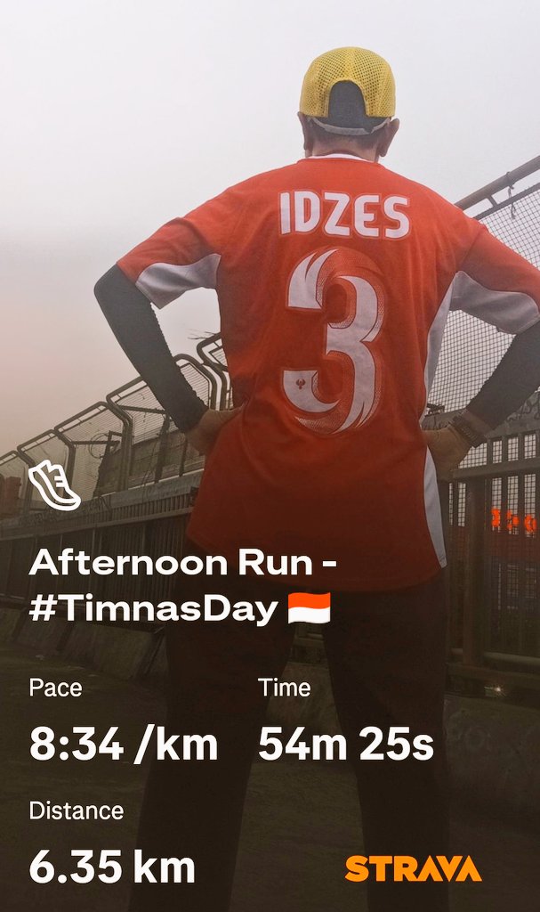 #TimnasDay run 🇮🇩
Main yg bagus gaes, sukur2 menang.. menunggu gol yang dilesakkan oleh Jay Idzes with the header from a corner/free kick 💪😁
