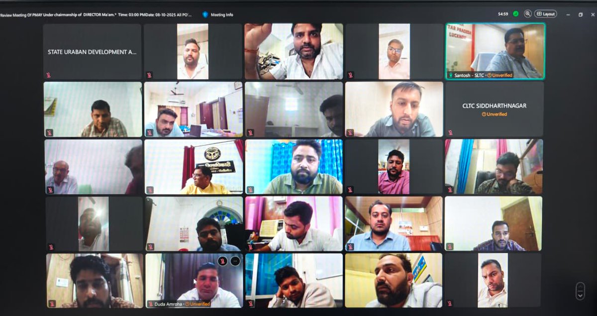 उक्त समीक्षा बैठक में निदेशक सूडा के साथ ही कार्यक्रम अधिकारी, श्री अतुल सिंह चैहान व समस्त एसएलटीसी ने भी प्रतिभाग किया। प्रदेश के समस्त जनपदों से परियोजना अधिकारियों व सीएलटीसी ने वर्चुअल माध्यम से बैठक में भाग लिया।