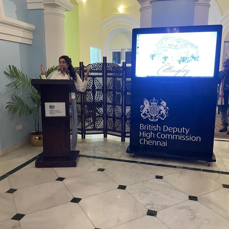 ukinchennai's tweet photo. We were delighted to host a reception for the @innovateuk business delegation with @MadrasChamber. Fostering 🇬🇧🇮🇳 partnerships and exploring solutions that will shape tomorrow's cities.

#UKIndiaPartnership #InnovateUK https://t.co/BLwonAxlkF