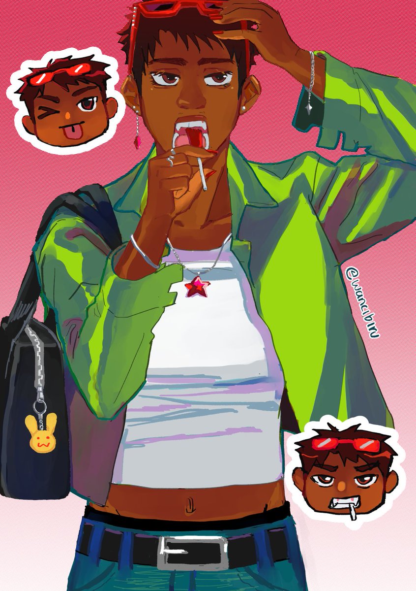 wancibiru's tweet image. 🛍️🌞🫰💗
#OC #ocsbase #artidn