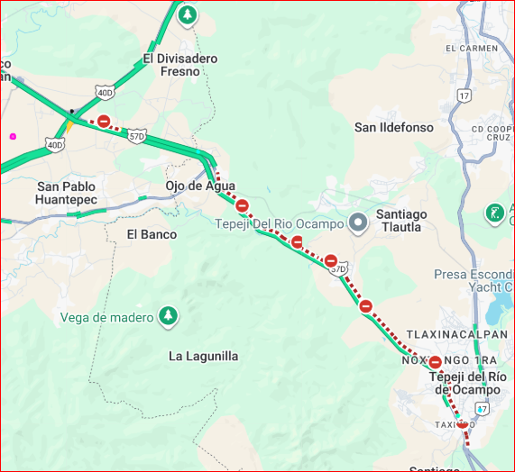 Ubiknos_Cimu's tweet photo. @GN_Carreteras @CAPUFE BUEN DIA DE SU APOYO EN LA AUTOPISTA MEXICO / QUERETARO DEL TRAMO DE TEPEJI DEL RIO HASTA ENTRONQUE DE ARCO NORTE YA QUE LLEVAMOS 1 HR SIN AVANCE https://t.co/1MDY6v3jyP