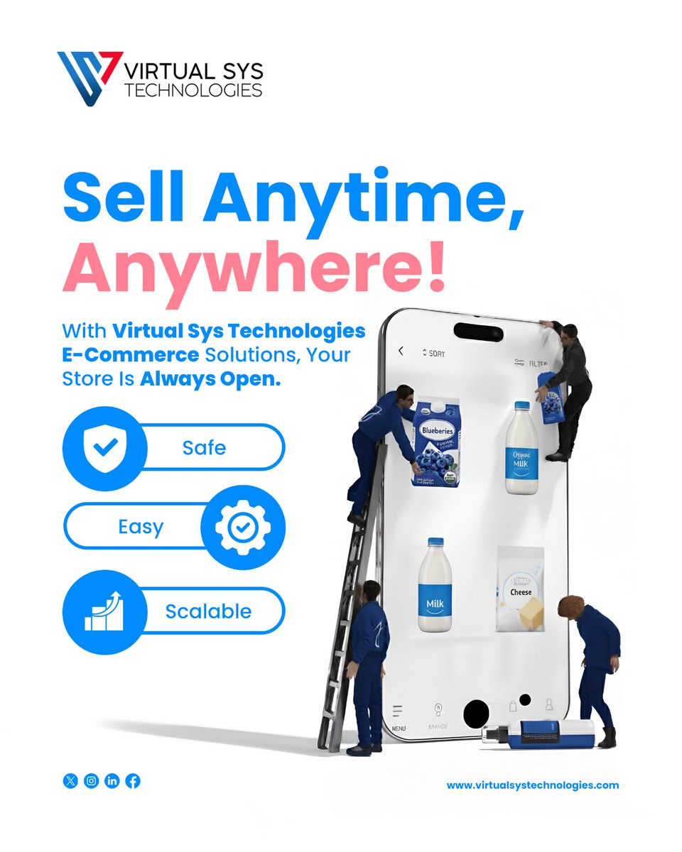 virtualsystec's tweet image. Launch your online store with Virtual Sys Technologies 
virtualsystechnologies.com

#OffshoreDevelopment #RemoteIT #TechFromIndia #TexasBusinessGrowth #VirtualSys #ITResources #DedicatedTeam #DigitalTransformation #CustomSoftware #TexasBusiness #VirtualSysTechnologies #TechSolution