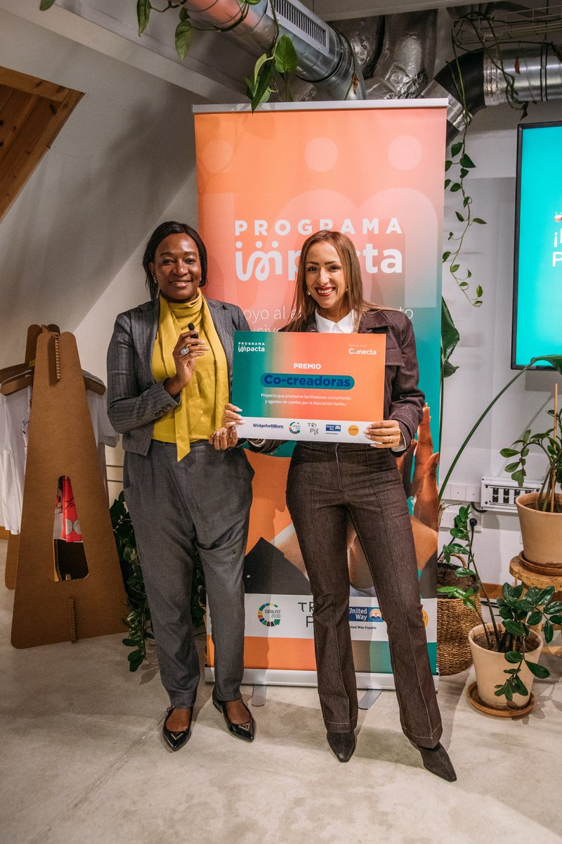KaribuAsoc's tweet photo. 😍El 25 de septiembre celebramos el cierre del Programa IMPACTA ´25
🚀5 proyectos continuarán su andadura acompañados de #CatalystSpain2030 @UnitedWaySpain #TripleFerraz #Bridgeforbillions #AsociaciónKaribu
🙏🏿a todos los participantes y al Equipo por el trabajo compartido. https://t.co/SzFyvDd55a