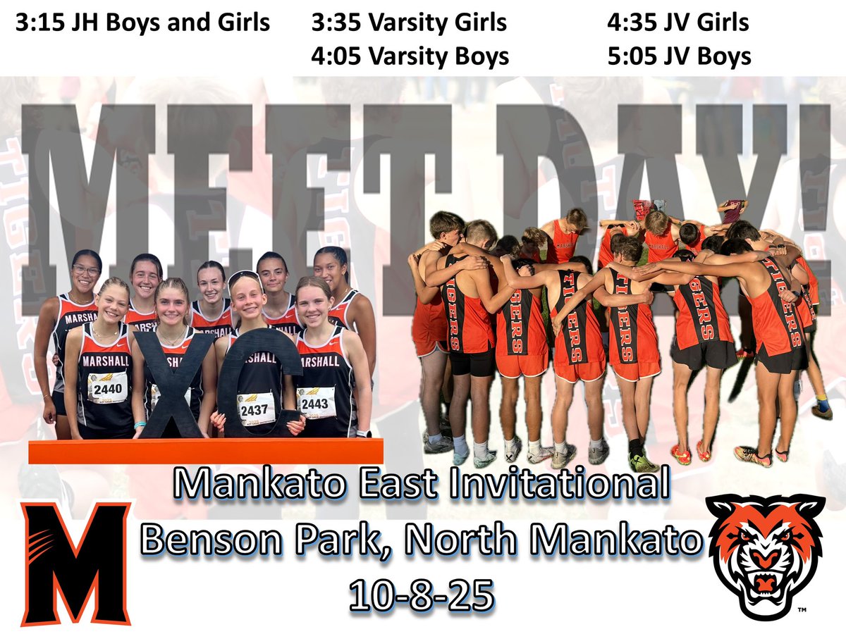 mhs_tigercc's tweet photo. Meet Day Today in Mankato. Results can be found here: https://t.co/tEVsirgF4F https://t.co/dx2IbMIjMt