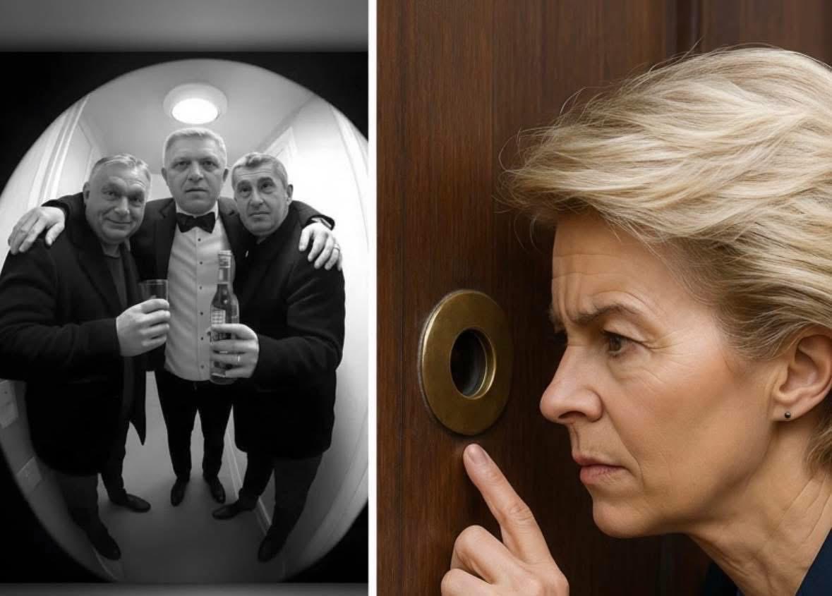 Bad news for <a href="/vonderleyen/">Ursula von der Leyen</a> the PATRIOT BOYS have arrived! 😅🥳😉 <a href="/PM_ViktorOrban/">Orbán Viktor</a> <a href="/RobertFicoSVK/">Robert Fico 🇸🇰</a> <a href="/AndrejBabis/">Andrej Babiš</a>