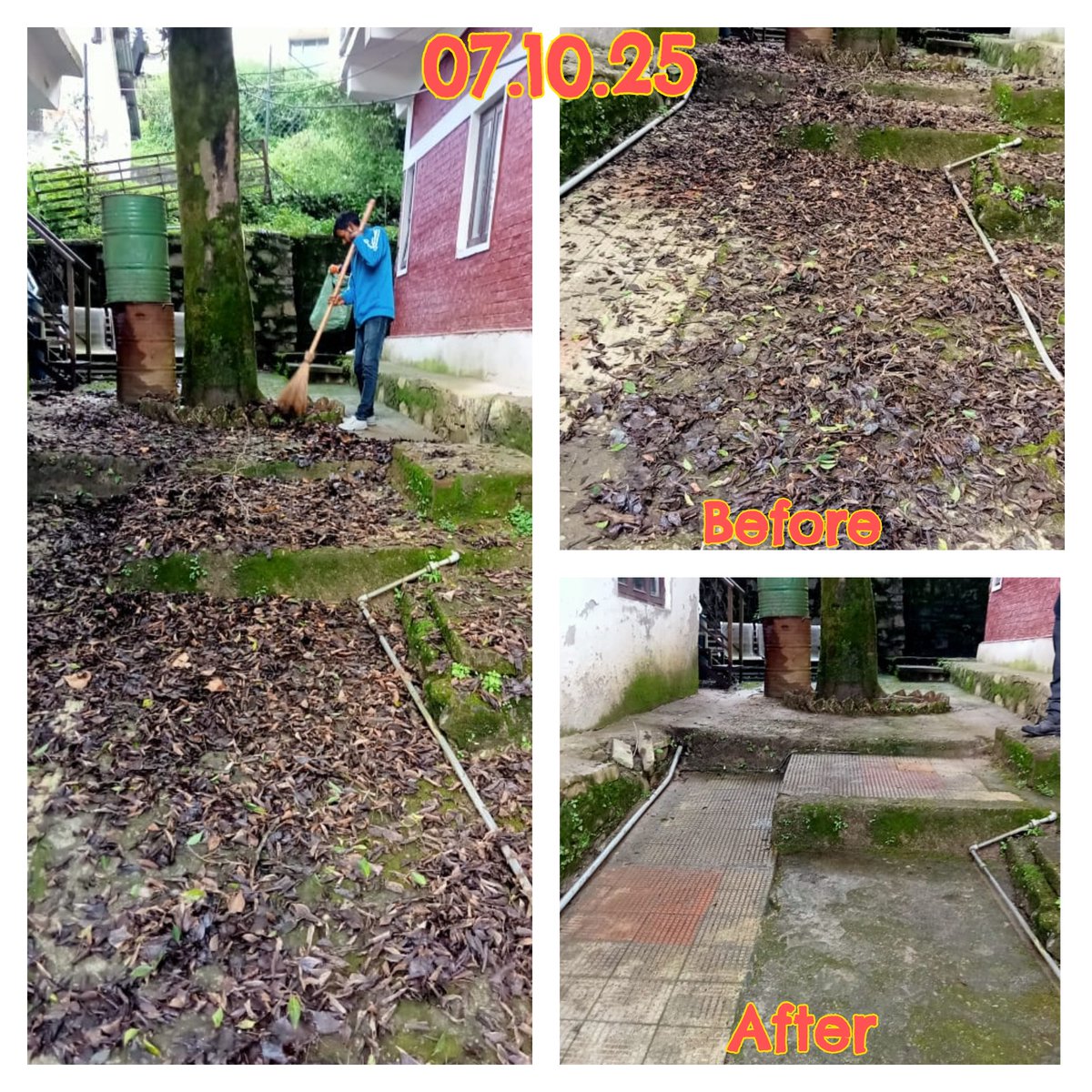 07.10.205
🌿 Clean Backyard, Healthy Community! 💪
Together we make Jutogh greener and cleaner! 🌱
#SpecialCampaign5 #Swachhotsav #SwachhBharat #SwachhBharatMission <a href="/pddewc/">PDDEWC</a> <a href="/SpokespersonMoD/">Ministry of Defence, Government of India</a>