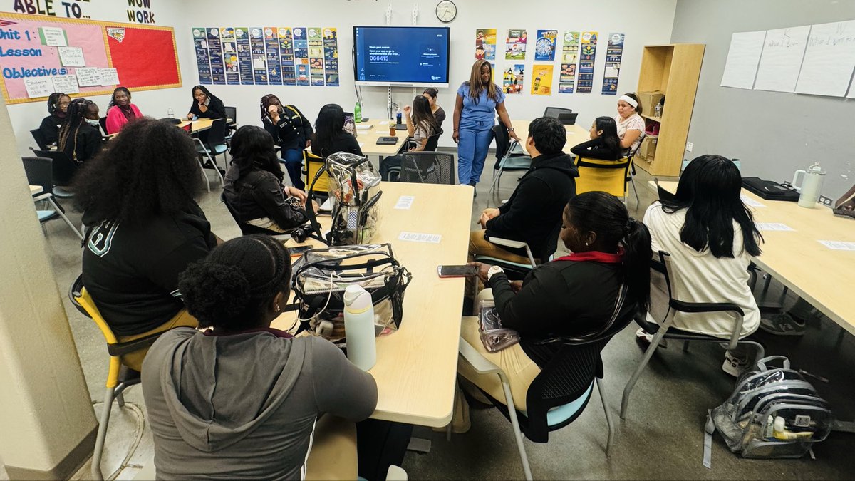 _JacobsLadder's tweet image. Super excited to kick off our Trade Career Academy at Fairmont Heights High School with our Nursing Program!

Carpentry, Electrical, and HVAC are on deck next!

Empowering youth with hands-on skills and real career pathways is what Jacob’s Ladder is all about!