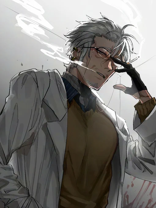#見た人も無言で銀髪or白髪をあげる